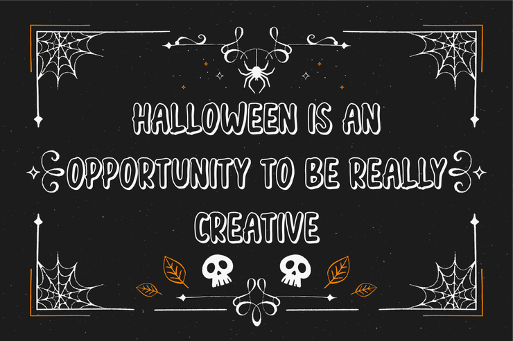 halloween outline字体 9