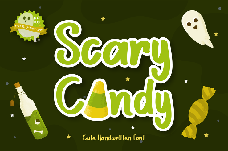 Scary Candy字体 3