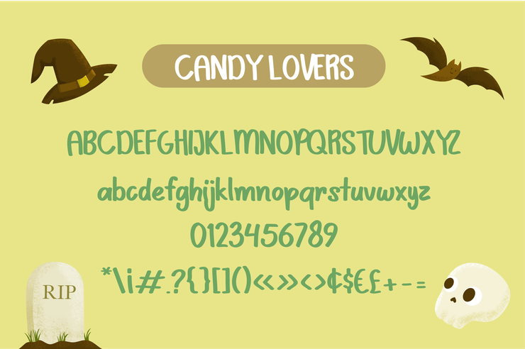 Scary Candy字体 4