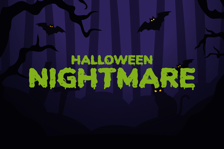 Halloween Nightmare字体 6