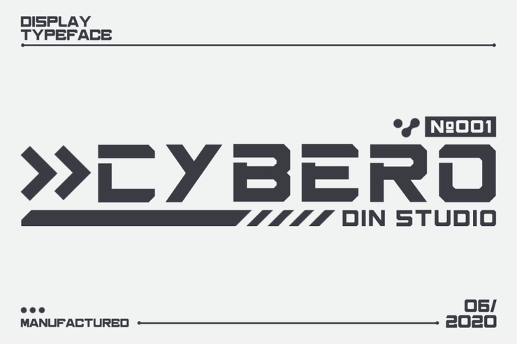 cybero字体 1