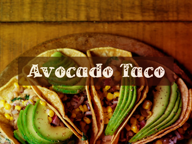 a Avocado Taco字体 1
