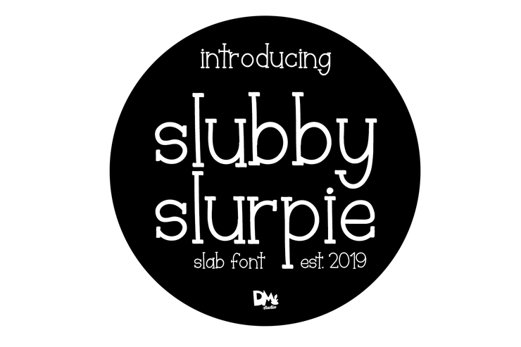 Slubby Slurpie字体 1