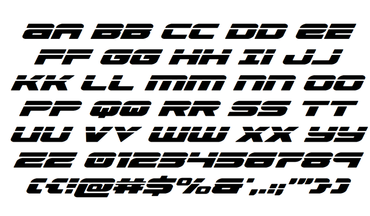 Speed Phreak字体 1
