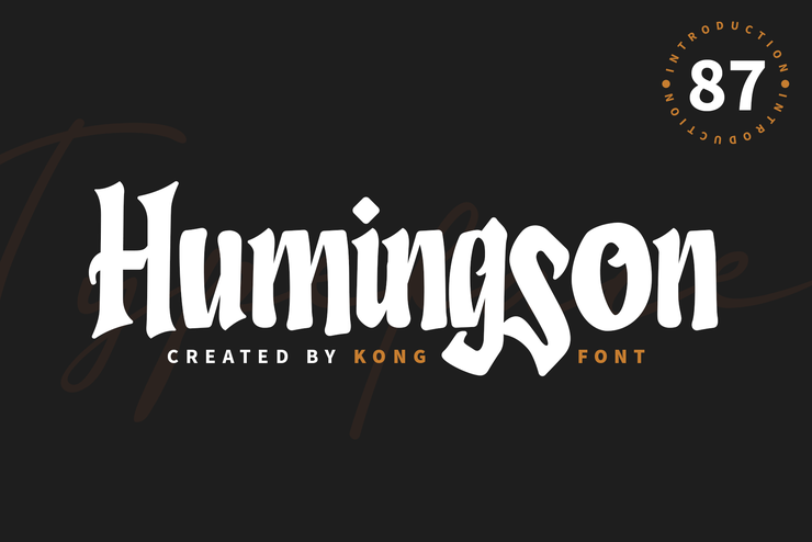 Humingson字体 1