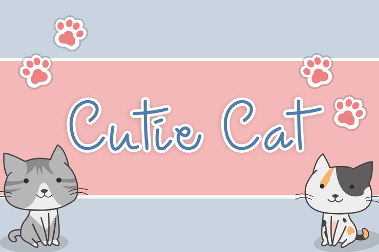 Cutie Cat字体 1