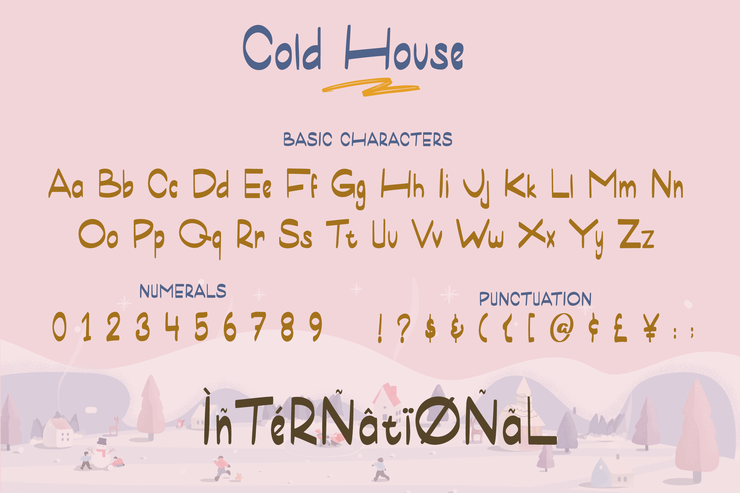 Cold House字体 1