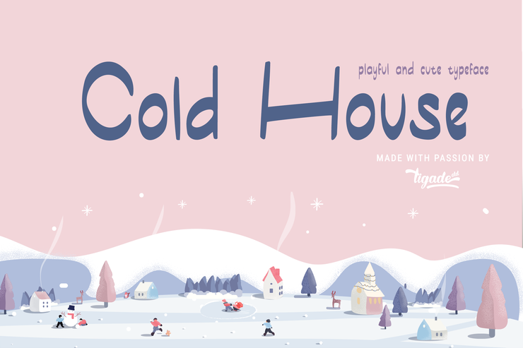 Cold House字体 5