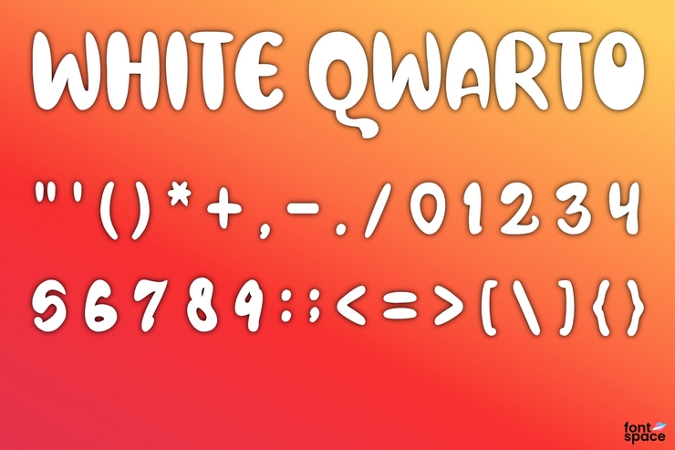 White Qwarto字体 2