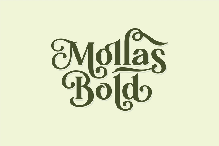 Mollas字体 1