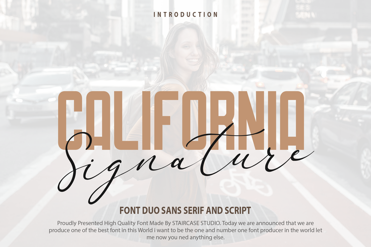California Signature字体 1