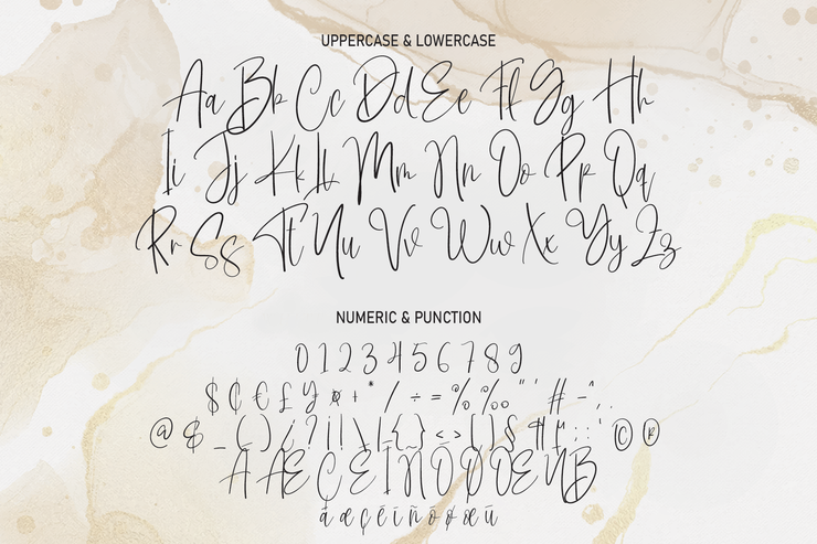 Jupiter Signature字体 4