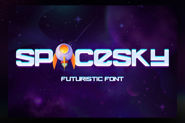 Spacesky字体 1
