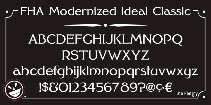 FHA Modernized Ideal ClassicNC字体 1