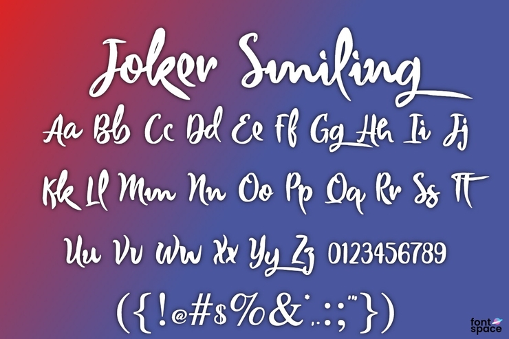 Joker Smiling字体 2