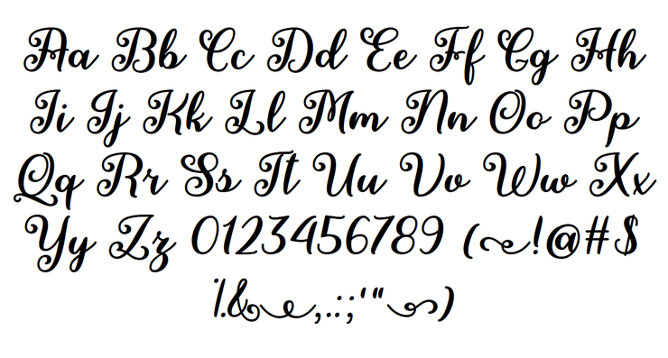 Fairies in the Forest字体 1