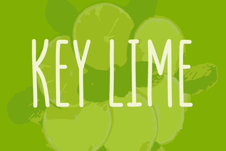 Key Lime字体 1