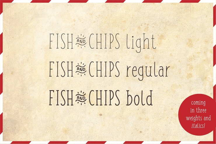 FISH & CHIPS字体 1