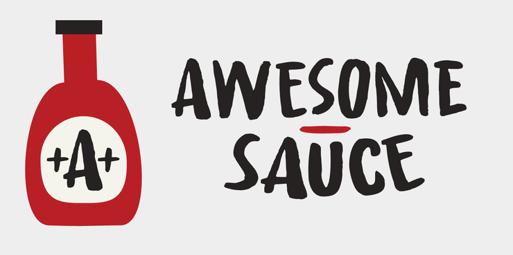 Awesome Sauce DEMO字体 1