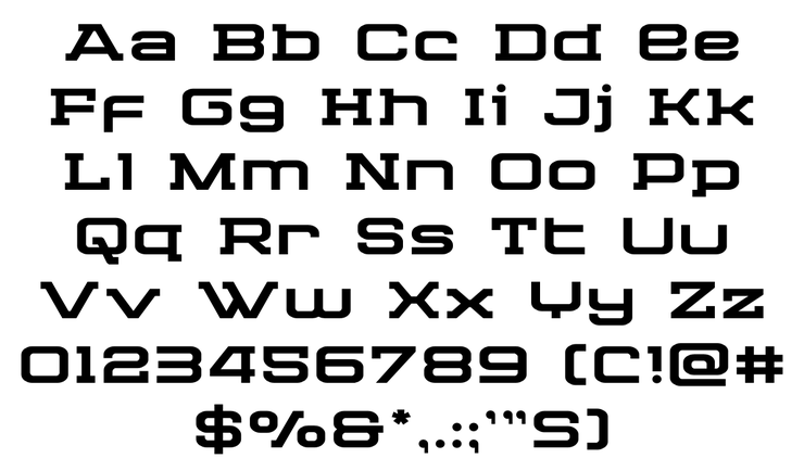 Cydonia Century字体 4