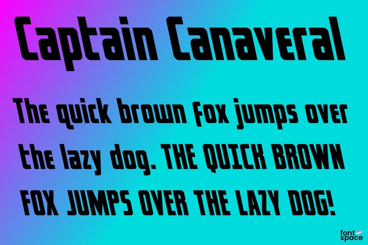 Captain Canaveral字体 1