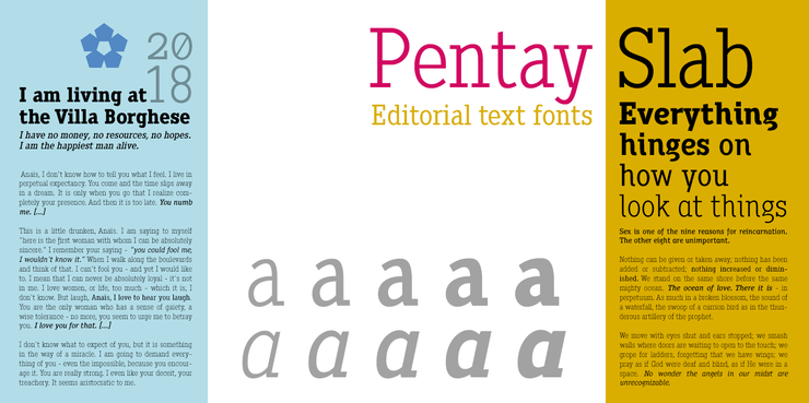 Pentay Book字体 2