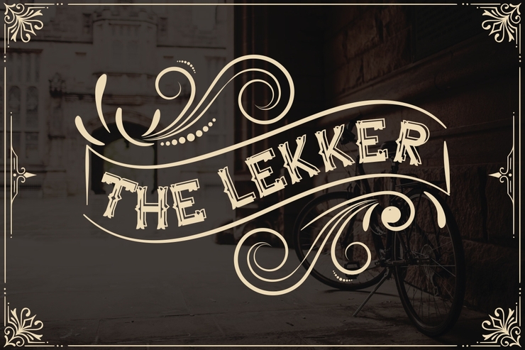 The Lekker字体 3
