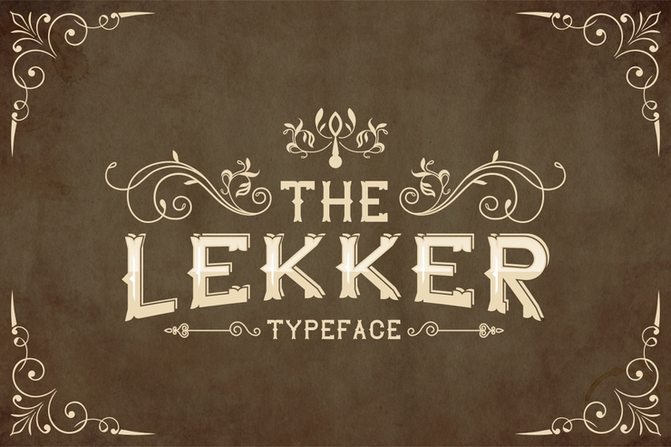 The Lekker字体 6