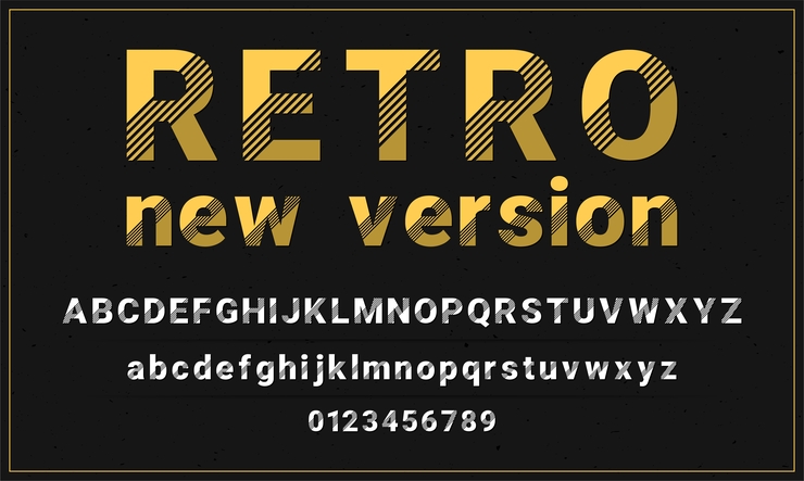 Retro New Version字体 1