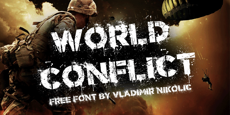 World Conflict字体 1