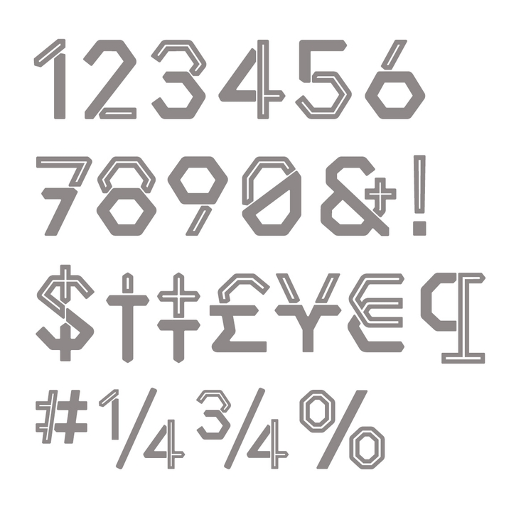 Middlecase Next字体 3