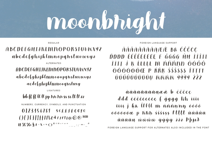 moonbright字体 2