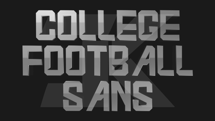 College Football Sans字体 1