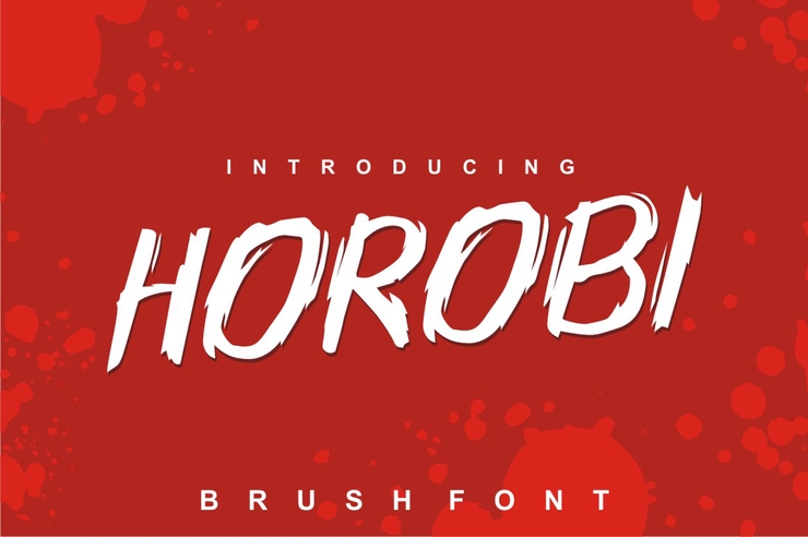 Horobi字体 3