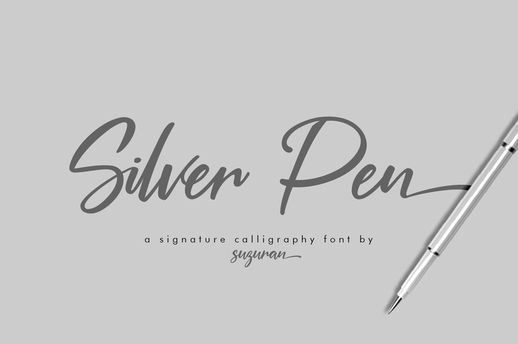Silver Pen字体 1