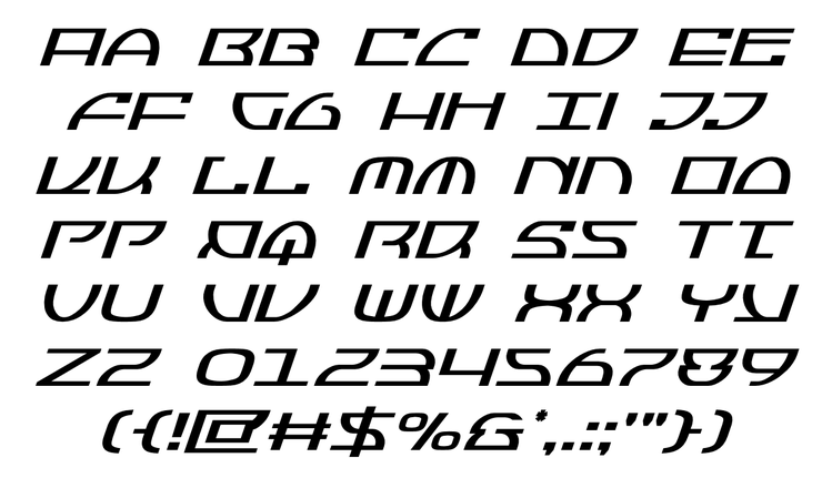 Jumptroops字体 4