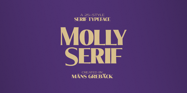 Molly Serif字体 7