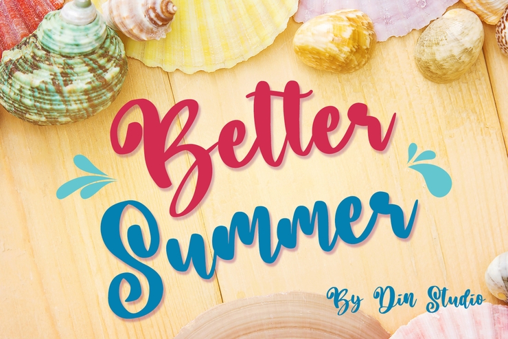 Better Summer字体 4