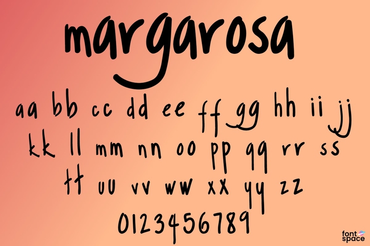 Margarosa字体 1