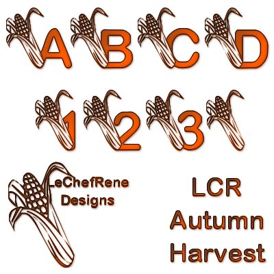 LCR Autumn Harvest字体 1