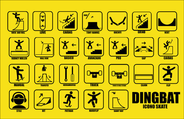 ICONOS SKATE字体 1