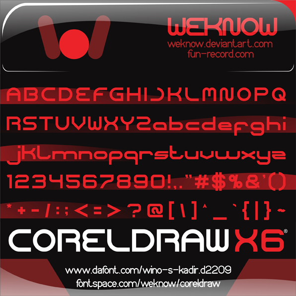 coreldraw字体 2