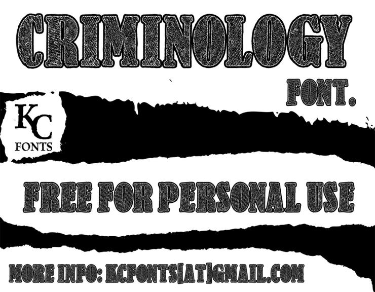 Criminology字体 2