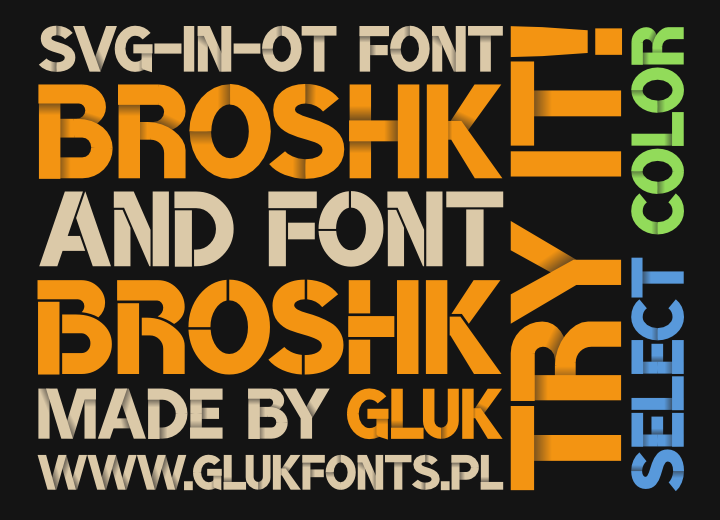 BroshK字体 1