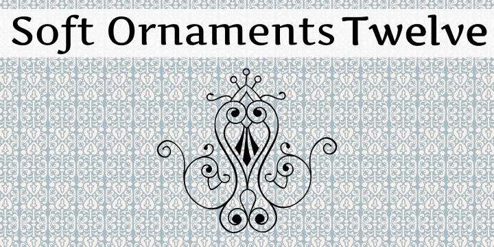 Soft Ornaments Twelve字体 1