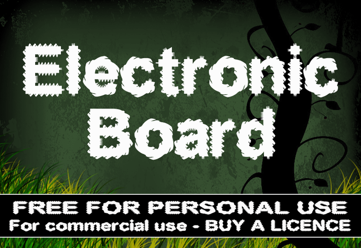 CF Electronic Board字体 1