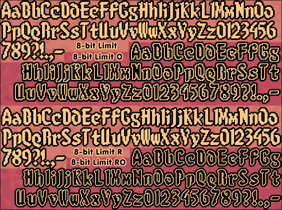 8-bit Limit (BRK)字体 2