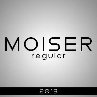 Moiser字体 5