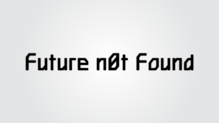 Future n0t Found字体 2