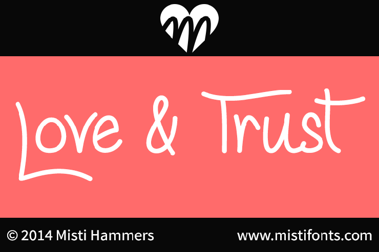 Love & Trust字体 1